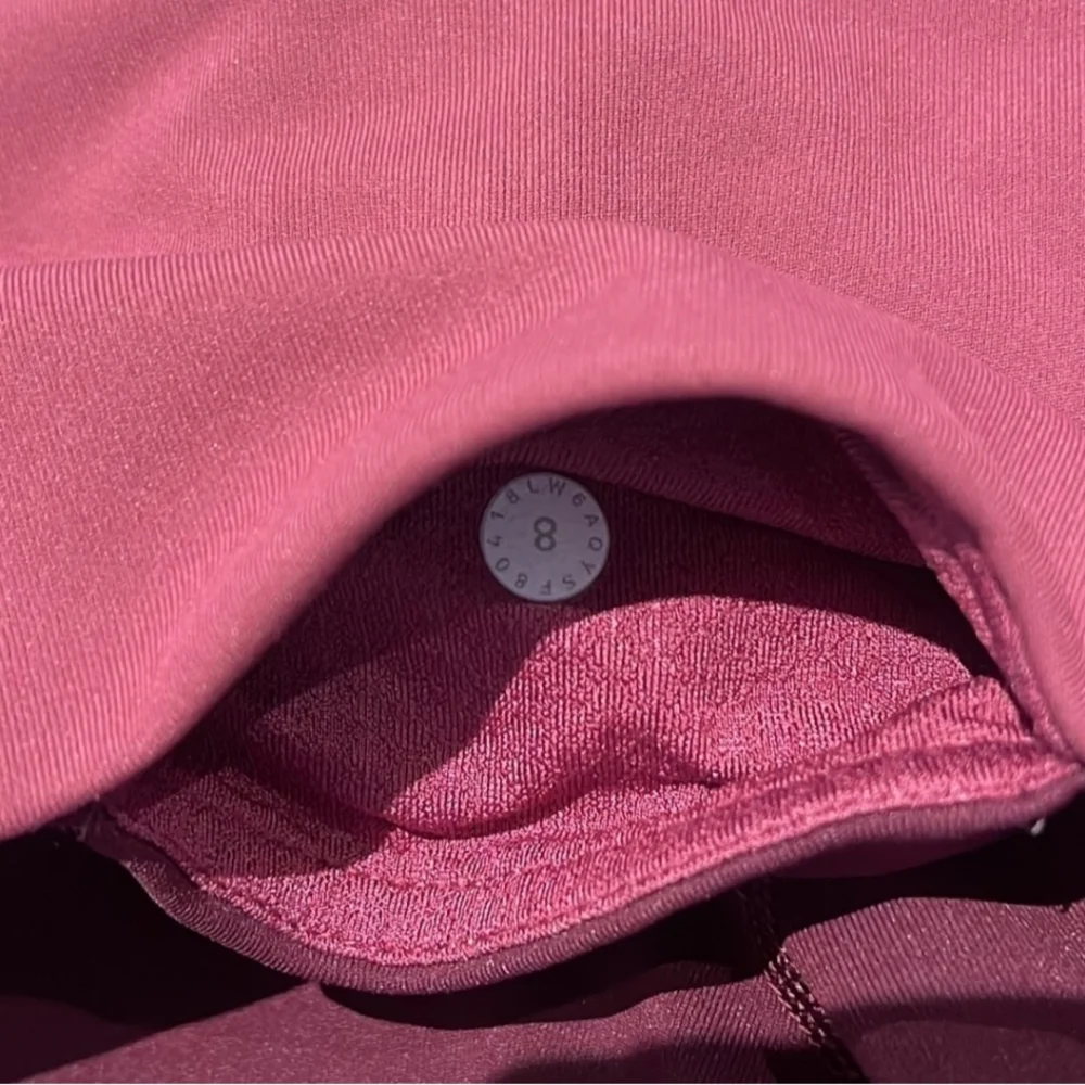 LULULEMON BERRY COLOR ME OMBRE CROPPED LEGGINGS SIZE 8